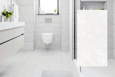 baño meson blanco pared piso porcelanato y cerámica baldosas tipo cemento