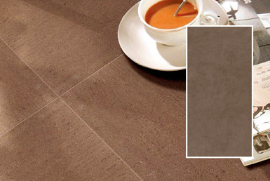 Piso satinado cafe elegante con taza de te y hoja de papel