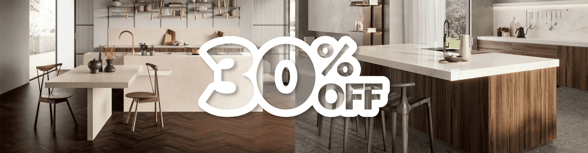 cocina con pisos de cerámica