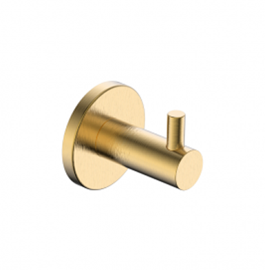 percha esencial oro cepillado accesorio de baño percha dorada