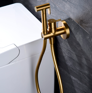 Bide de baño oro cepillado