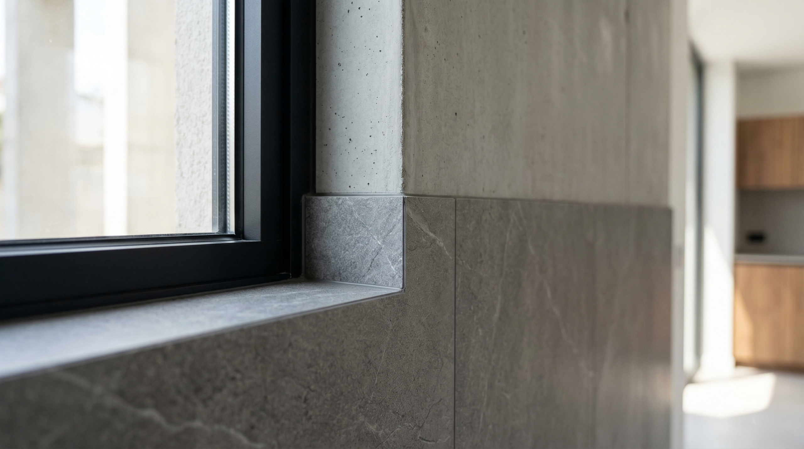 Ajuste preciso de porcelanato en esquinas y remates Ajuste preciso de porcelanato en esquinas y remates