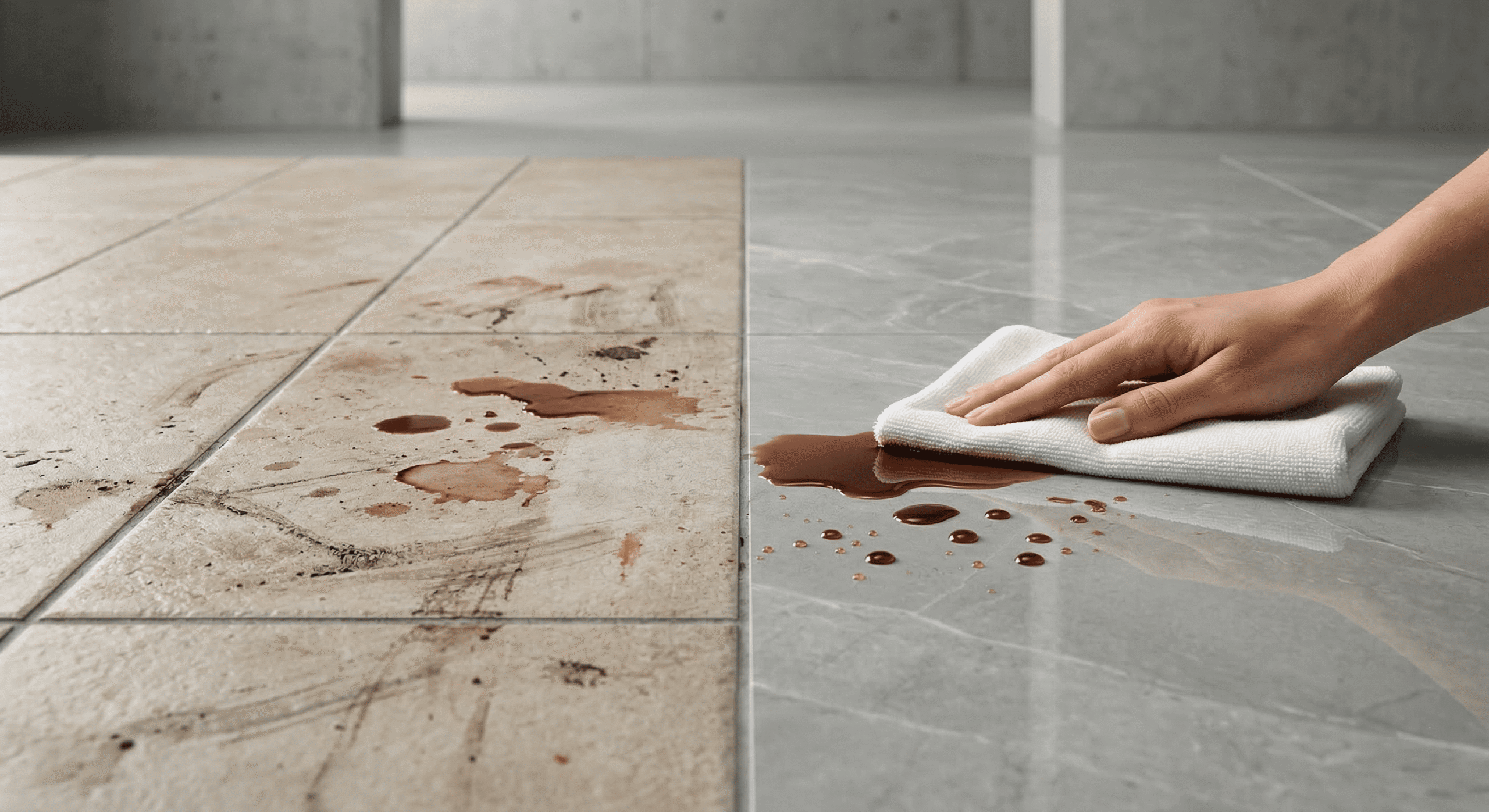 Limpieza-porcelanato comparación cerámica vs porcelanato en pisos interiores