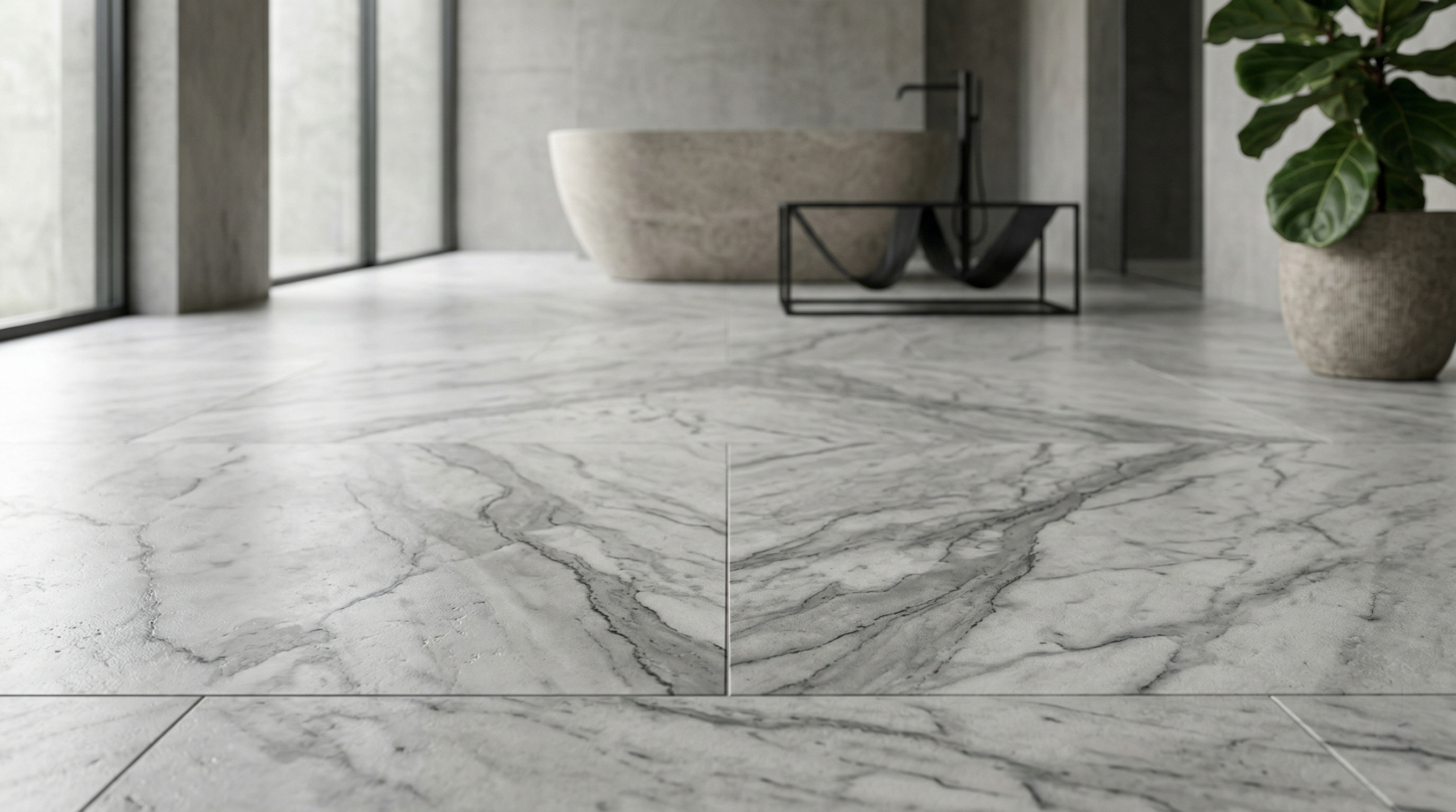 porcelanato importado con acabado realista tipo marmol con vetas profundas y alta definicion