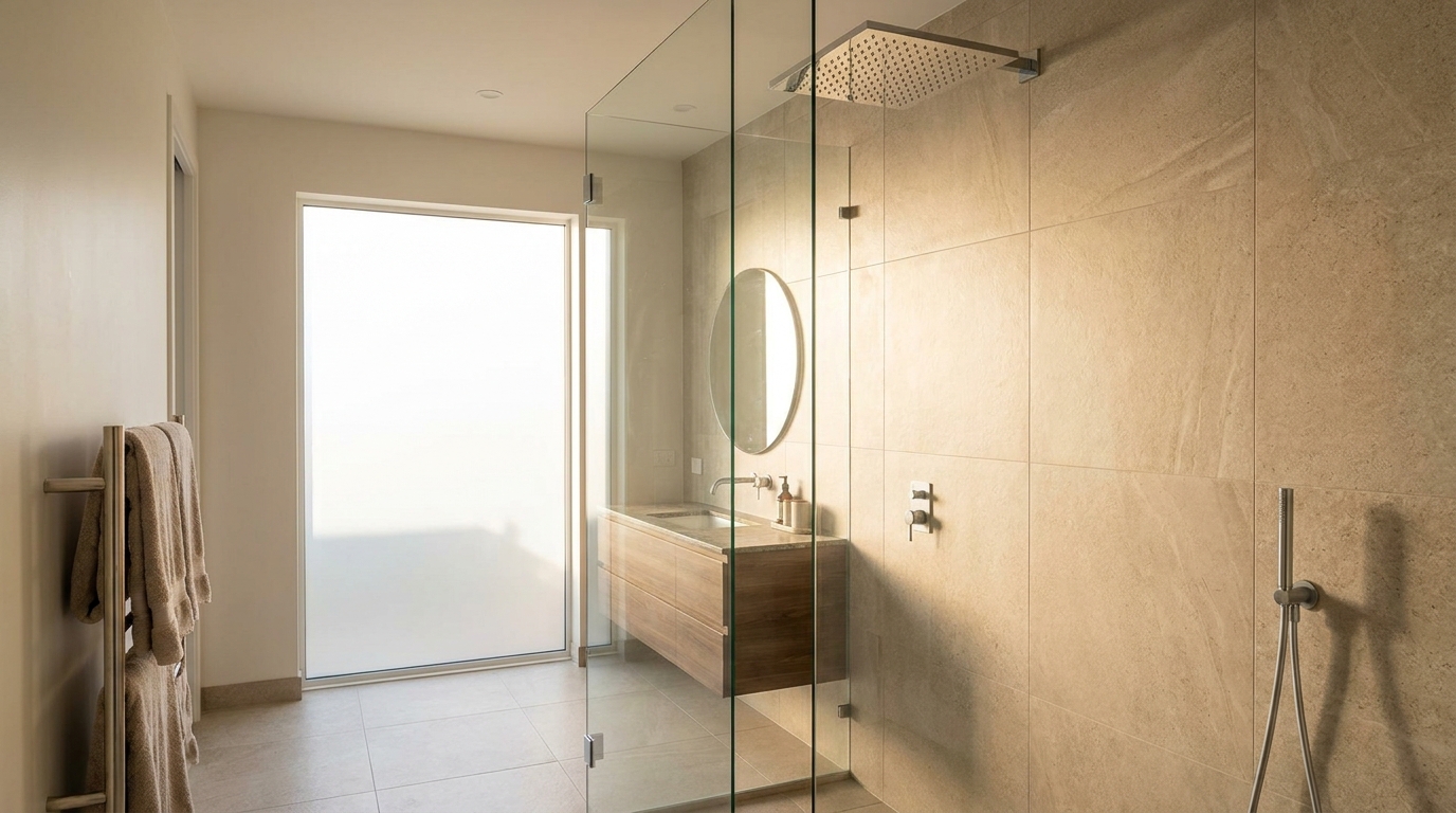 Duchas modernas para baño: cómo elegir según presión, acabado y tipo de instalación