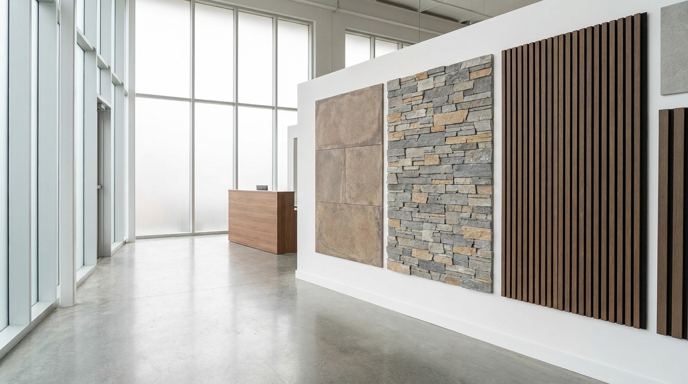 06 showroom materiales exterior